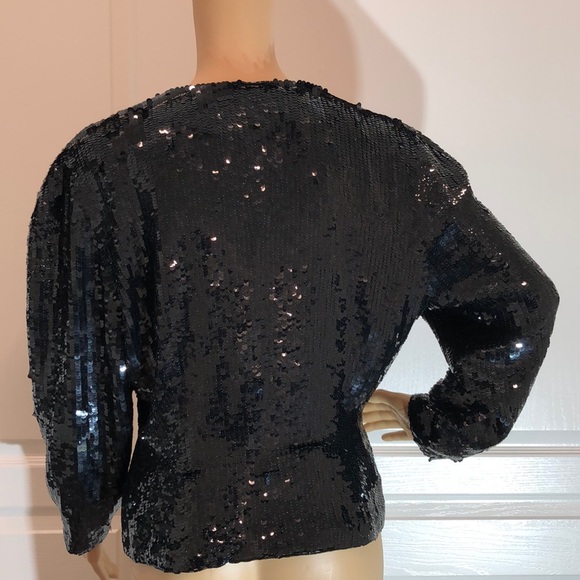 I.Magnin Sequin Jacket Size M - Picture 2 of 8